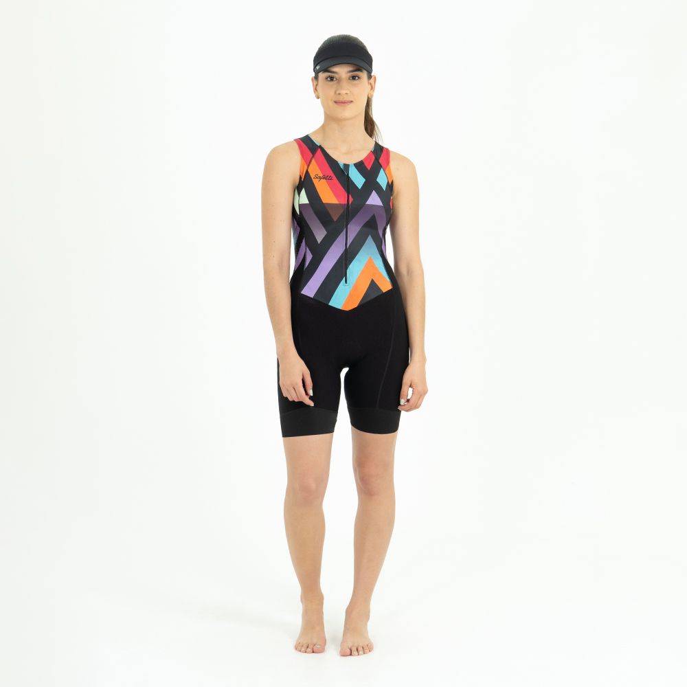 Pre-order - Slice - Vincitore - Mesh Lotto Triathlon Skinsuit. Women