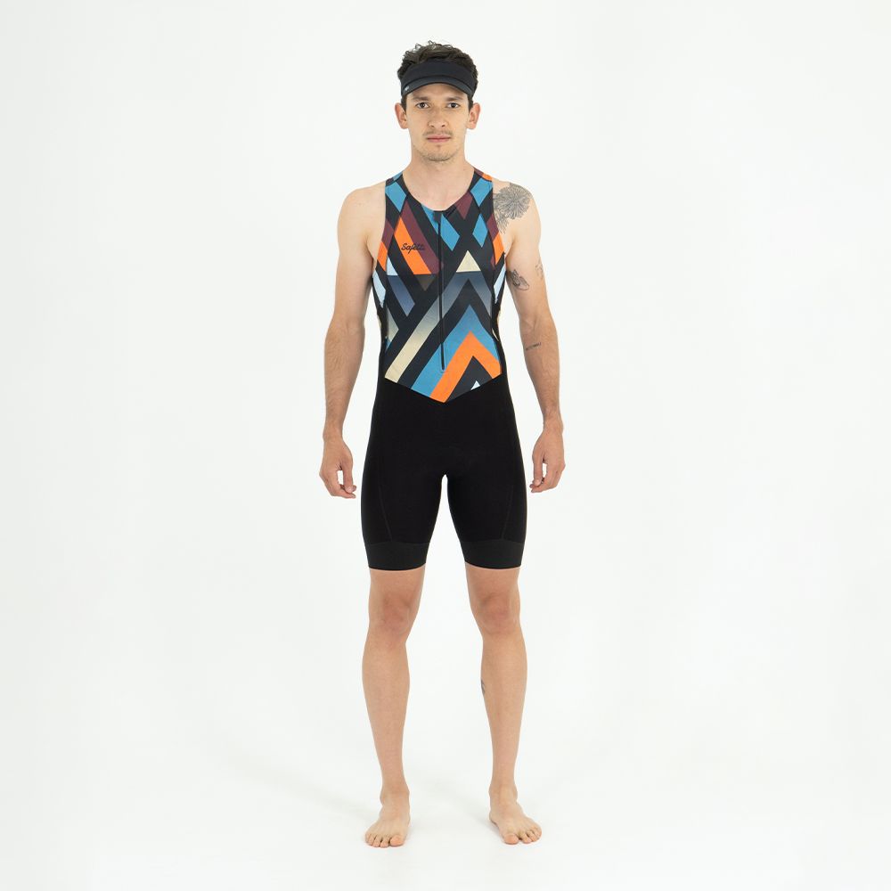 Pre-order - Slice - Vincitore - Mesh Lotto Triathlon Skinsuit. Men