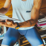 TITÁN EVO DARK BLUE MEN’S RUNNING SHORTS