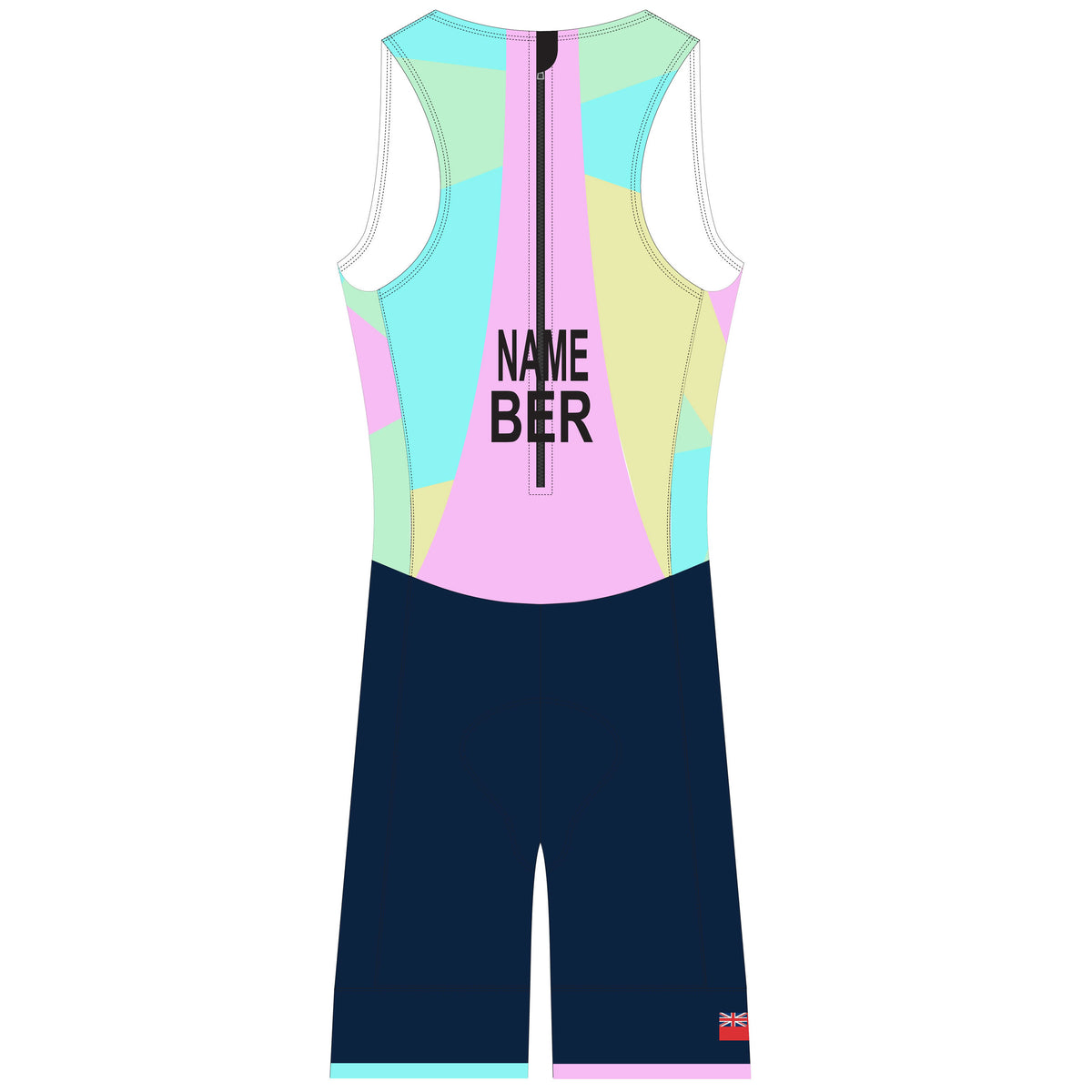 BTAAcqua Zero Sleeveless Triathlon SkinSuit. Men
