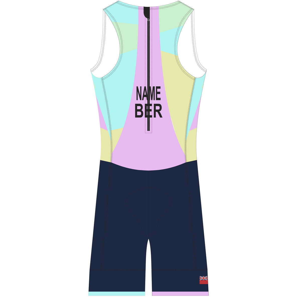 BTA - CARIFTA - ITU Acqua Zero Sleeveless Triathlon SkinSuit. Women