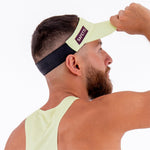 SOLID YELLOW UNISEX RUNNING VISOR