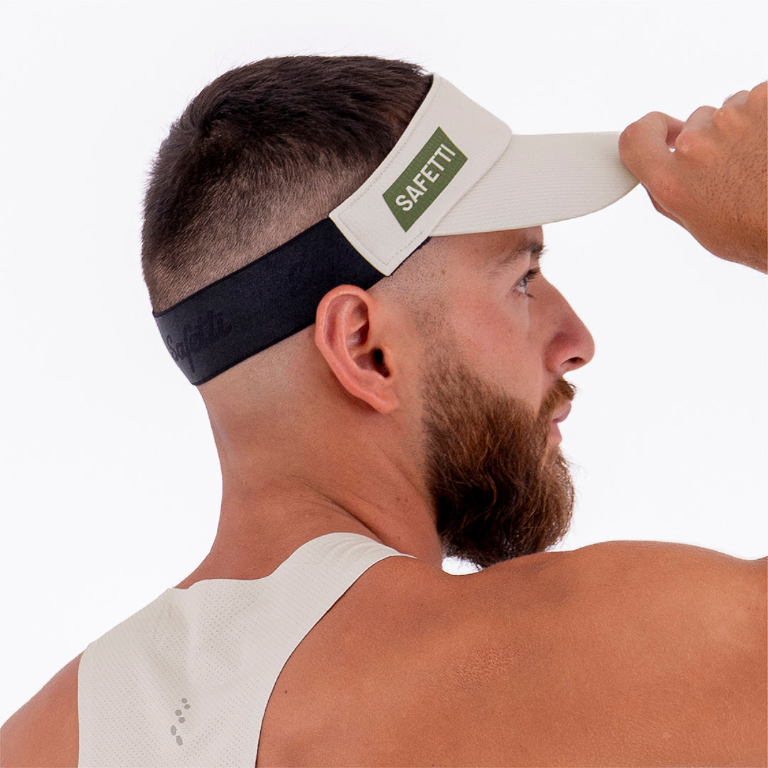 SOLID SAND UNISEX RUNNING VISOR