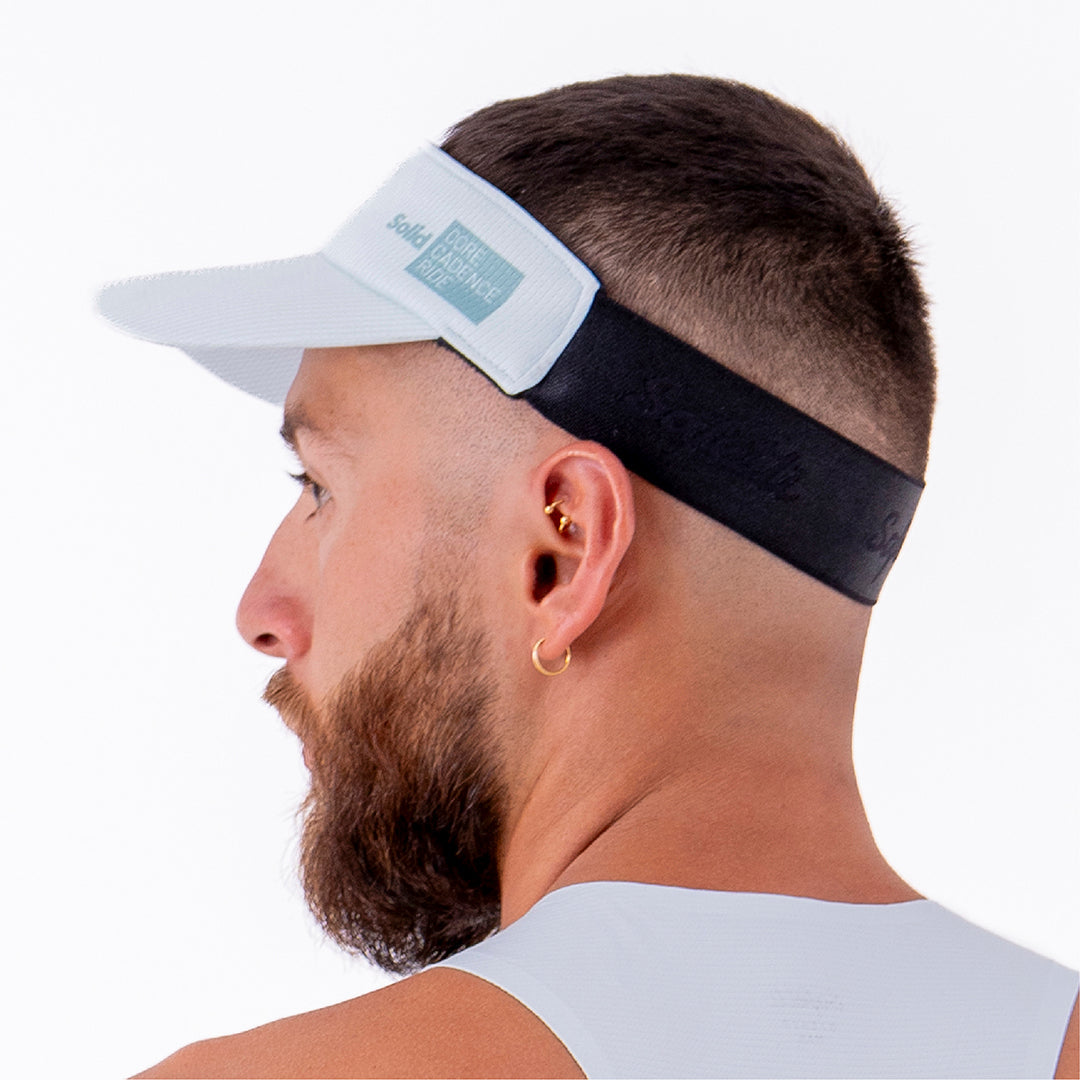 SOLID LIGHT BLUE UNISEX RUNNING VISOR