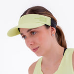 SOLID YELLOW UNISEX RUNNING VISOR