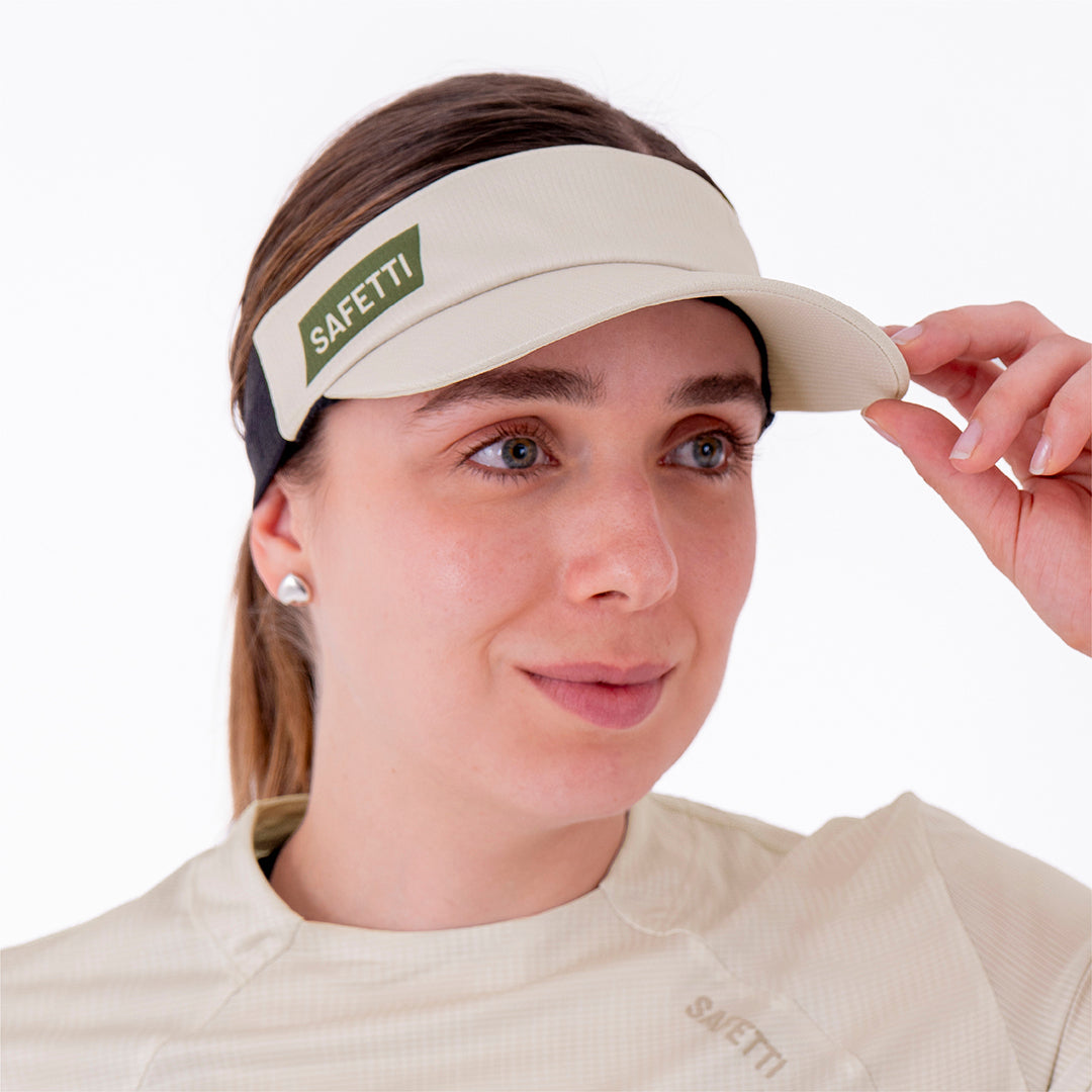 SOLID SAND UNISEX RUNNING VISOR