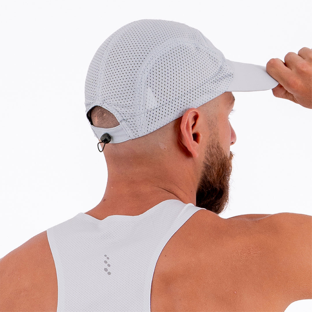 KOOLER LIGHT GRAY UNISEX RUNNING CAP