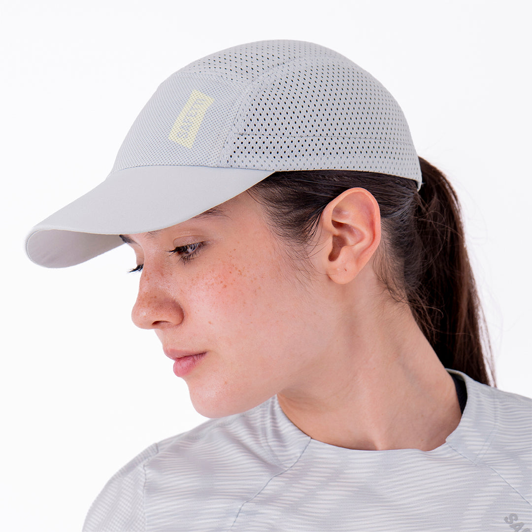 KOOLER LIGHT GRAY UNISEX RUNNING CAP