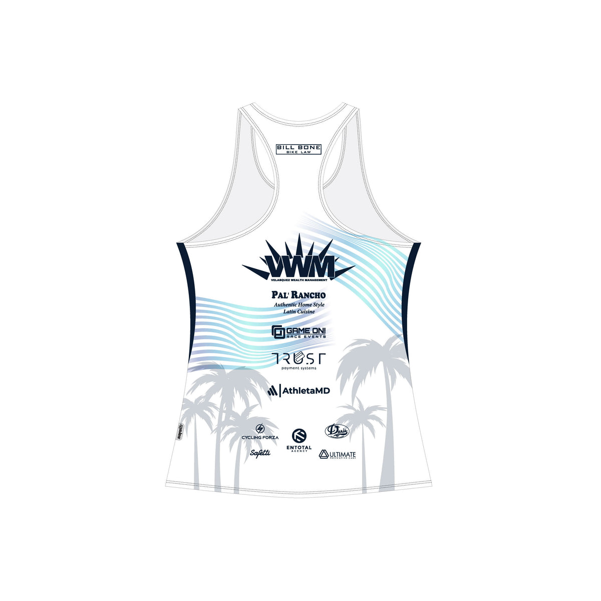 RJ'26 - Sicilia Sleeveless Running Jersey. Women