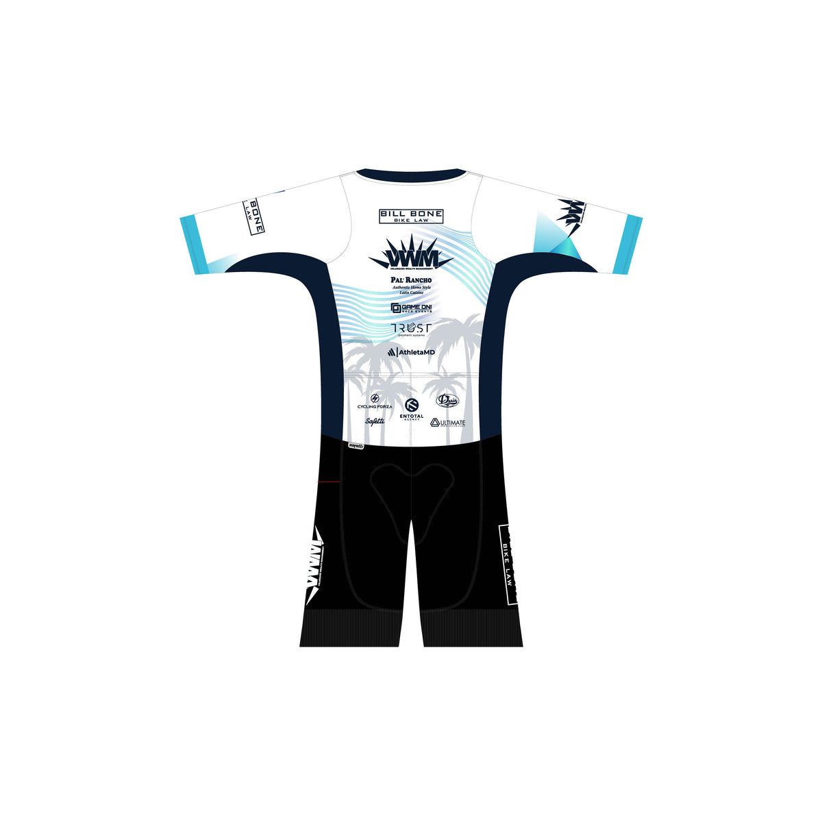 RJ'26 - Kona Performance Short Sleeve Triathlon Skinsuit. Men
