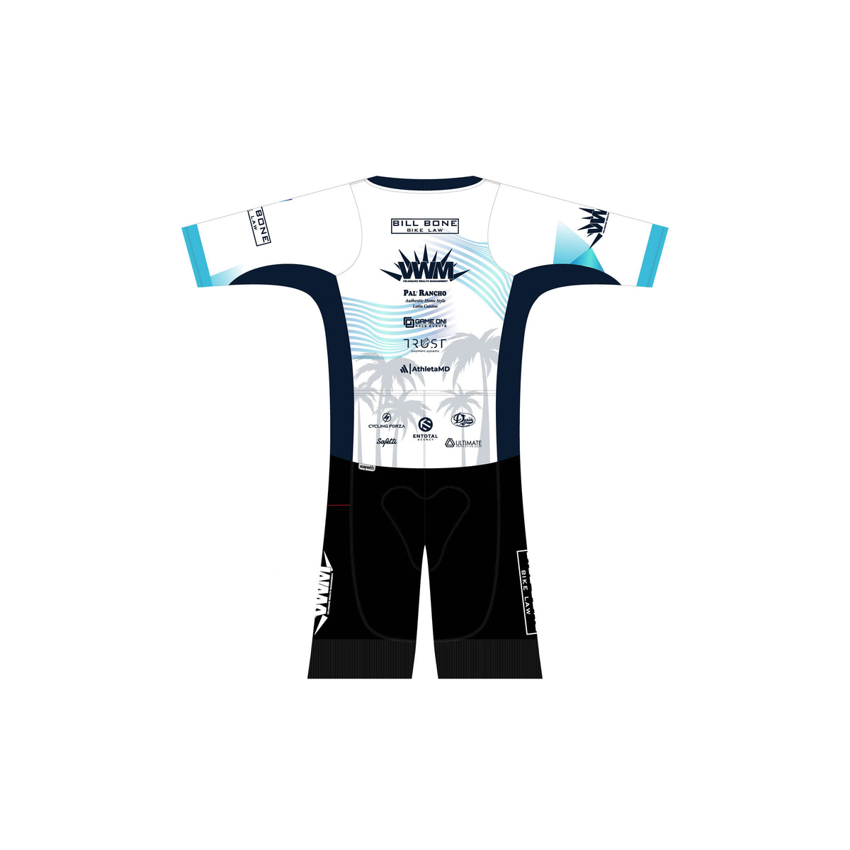 RJ'26 - Kona Performance Short Sleeve Triathlon Skinsuit. Women