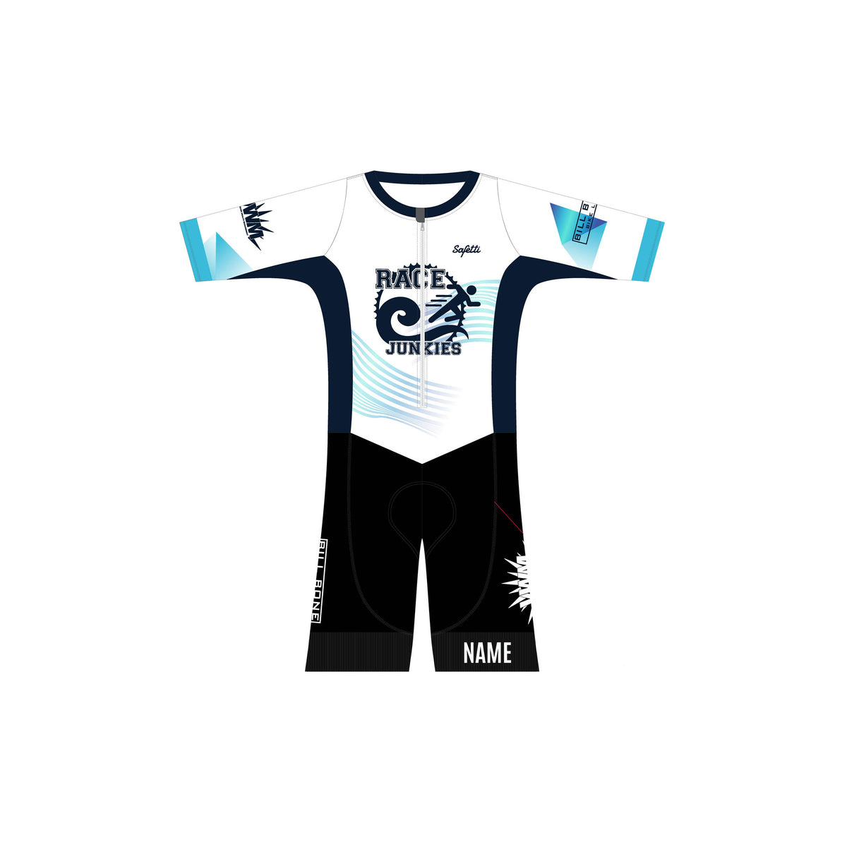 RJ'26 - Kona Performance Short Sleeve Triathlon Skinsuit. Women