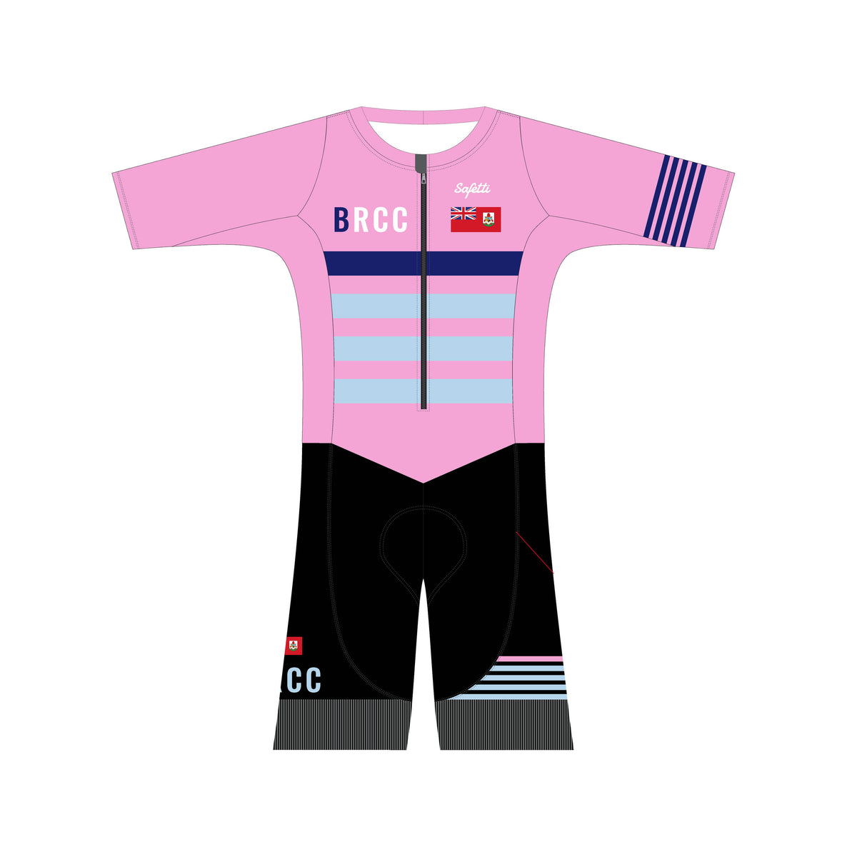 BR'26 - Monteroso Cycling Skinsuit Pink. Men