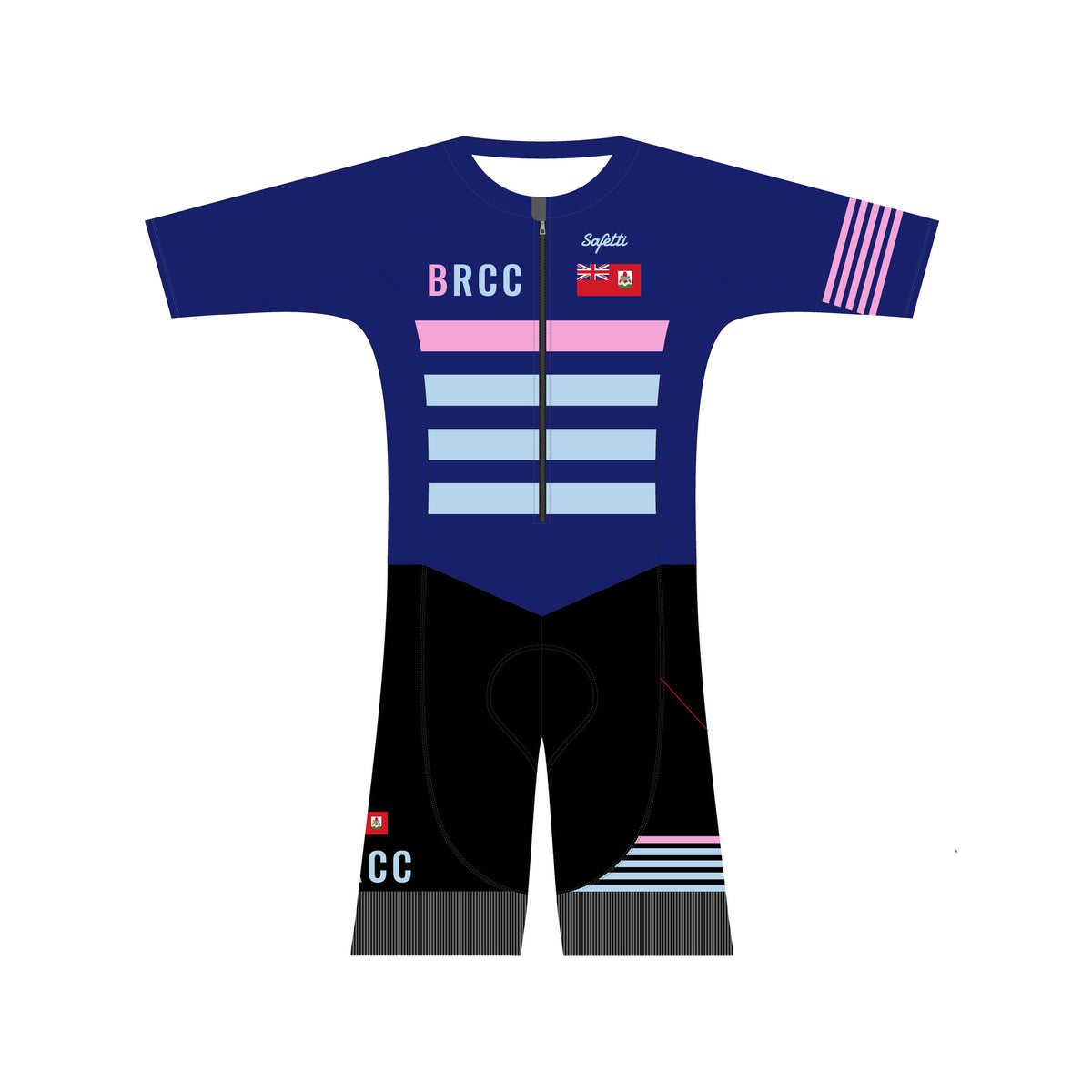 BR'26 - Monteroso Cycling Skinsuit Blue. Women