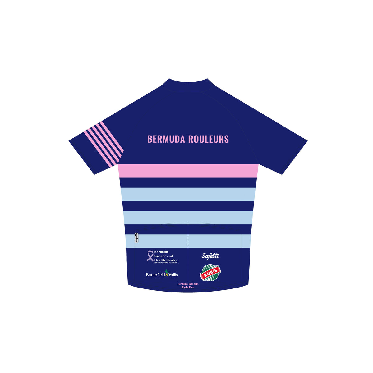 BR'26 - Basic Short Sleeve Cycling Jersey Blue (4-12). Junior