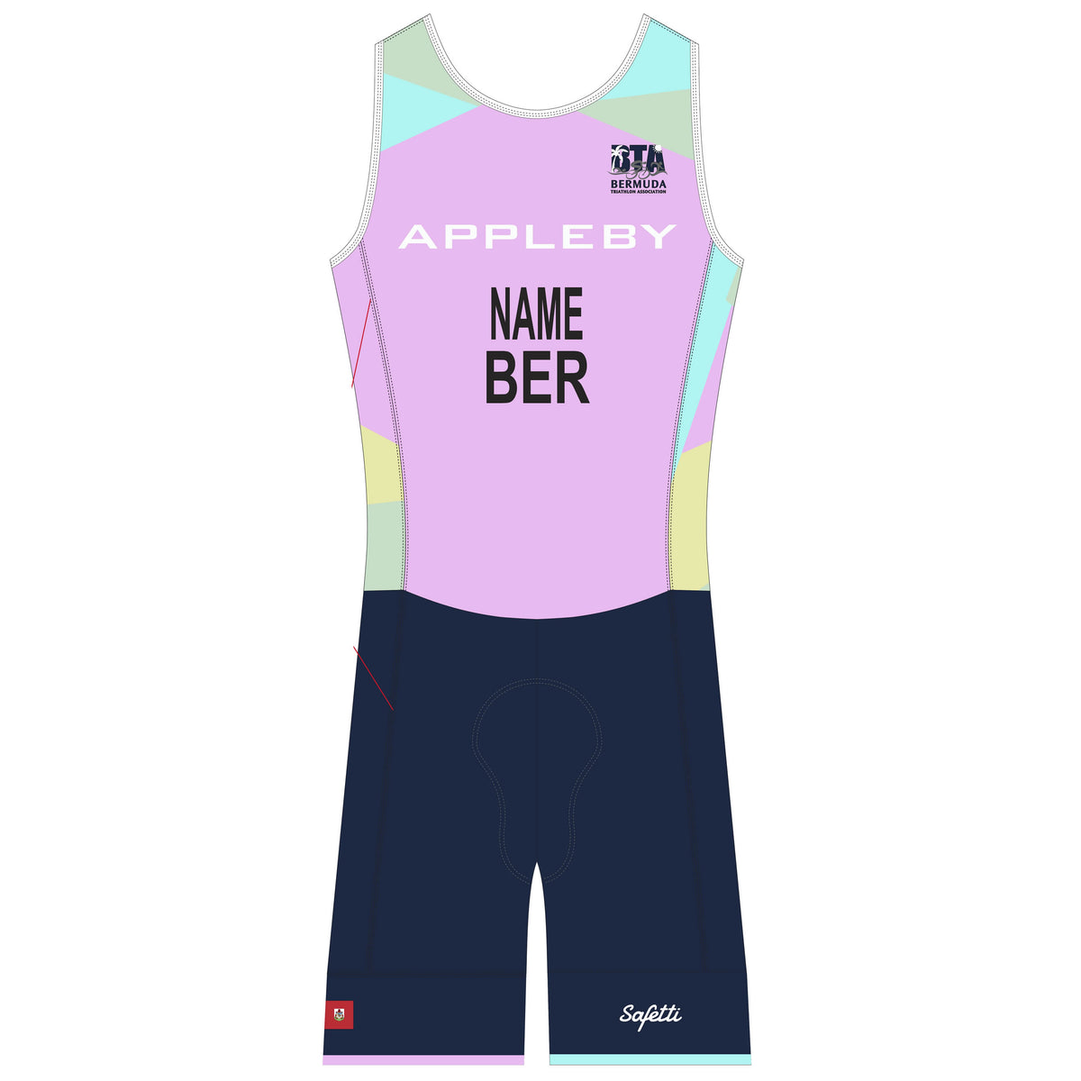 BTAITU Acqua Zero Olympic Back. Sleeveless Triathlon Skinsuit. Women