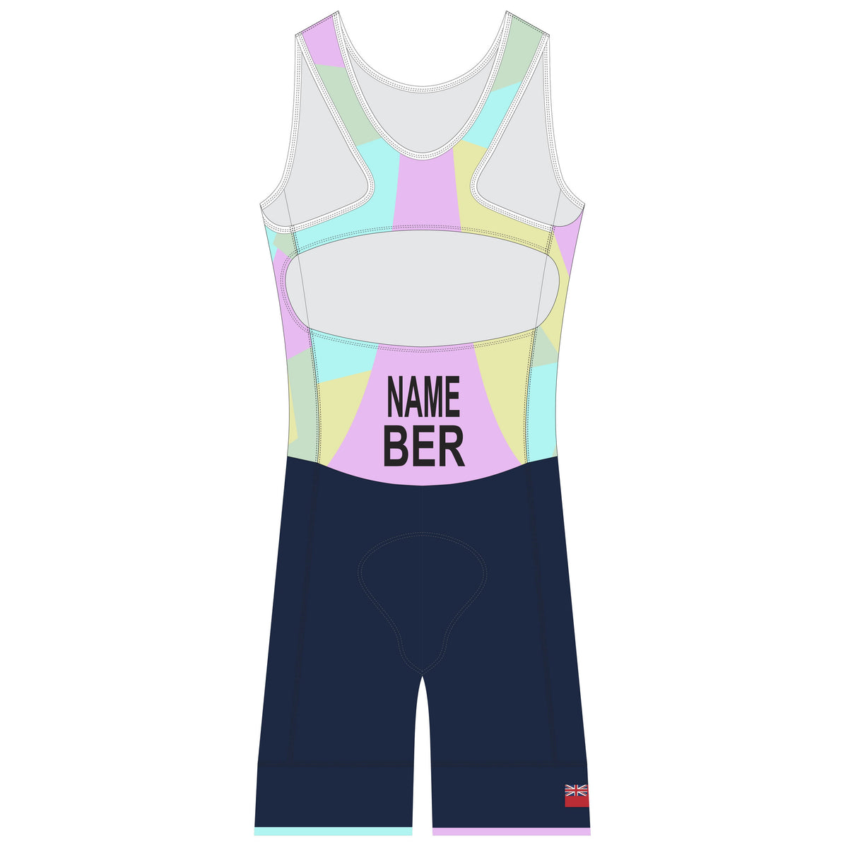 BTAITU Acqua Zero Olympic Back. Sleeveless Triathlon Skinsuit. Women