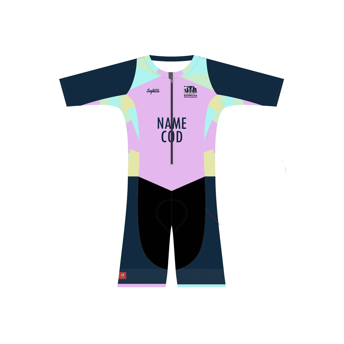 BTA - Kona Performance Short Sleeve Triathlon Skinsuit. Women