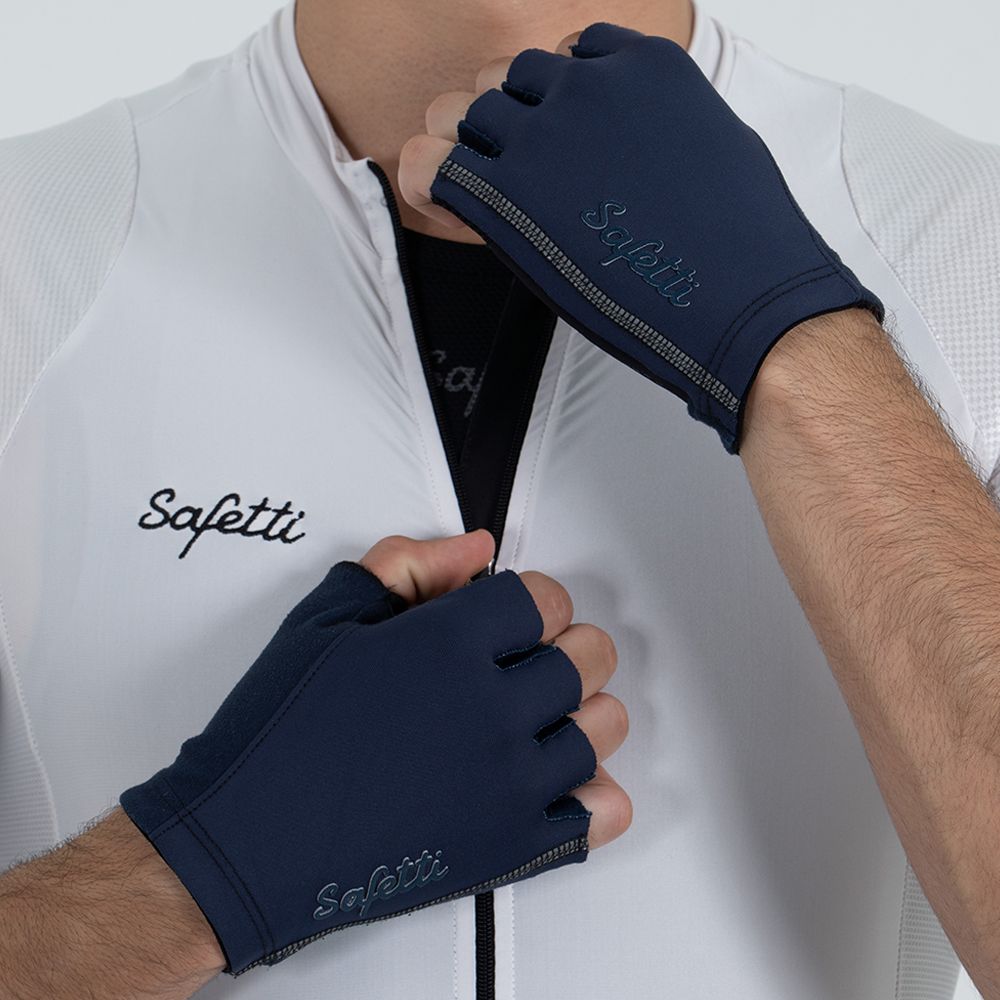 Eleganza - Blu - Cycling Gloves. Unisex