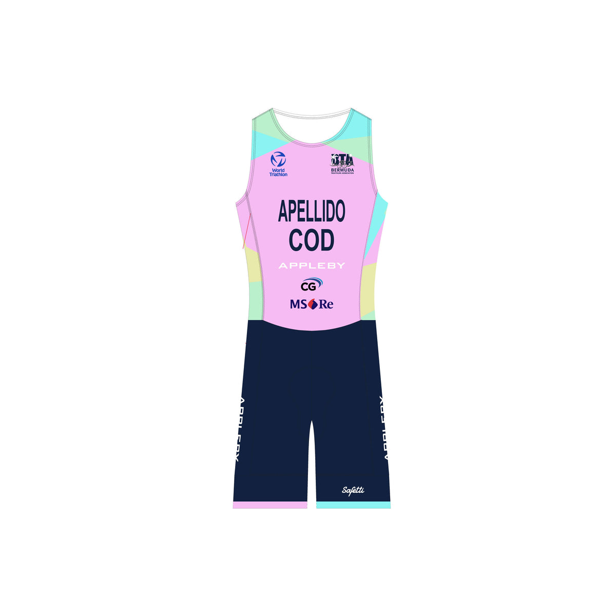 BTA'26 - ITU Acqua Zero Sleeveless Triathlon SkinSuit. Women