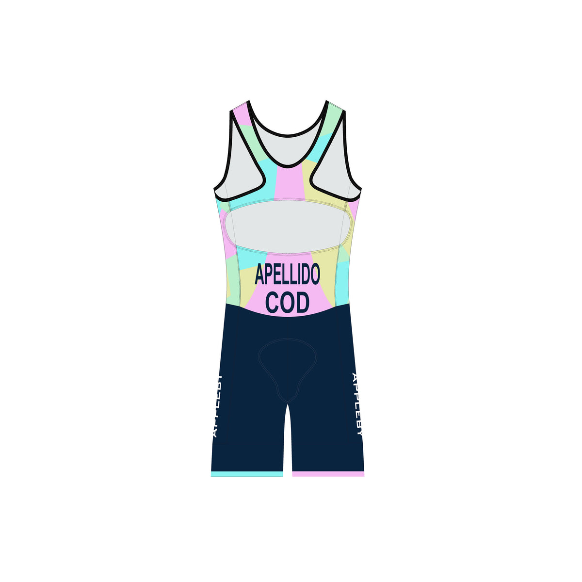 BTA'26 - ITU Acqua Zero Olympic Back. Sleeveless Triathlon Skinsuit. Women
