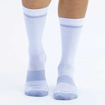 VENTI 8" WHITE UNISEX CYCLING TIGHTS