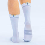 VENTI 8" WHITE UNISEX CYCLING TIGHTS