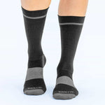 VENTI 8" GRAY UNISEX CYCLING TIGHTS