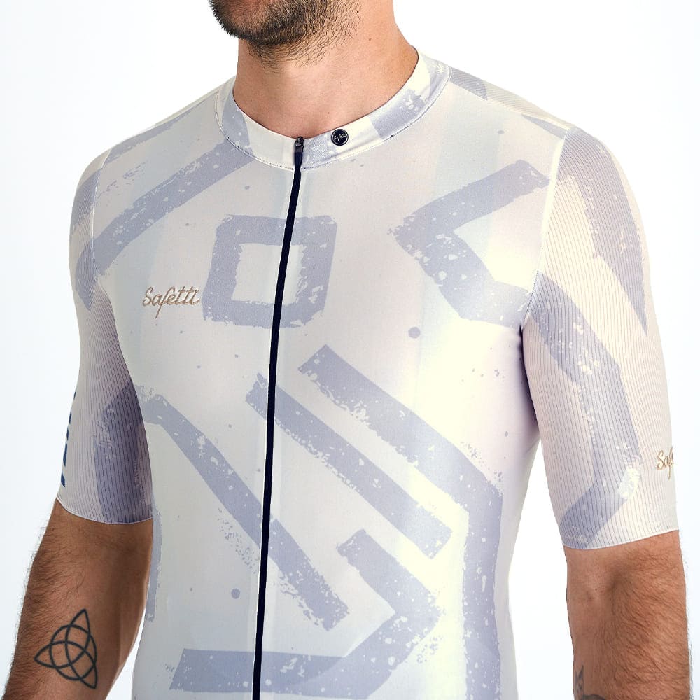 MEN'S ENGRAVED GRIT SHORT-SLEEVE CYCLING SHIRT