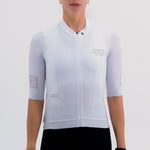 LATITUDE WHITE WOMEN'S SHORT SLEEVE CYCLING JERSEY