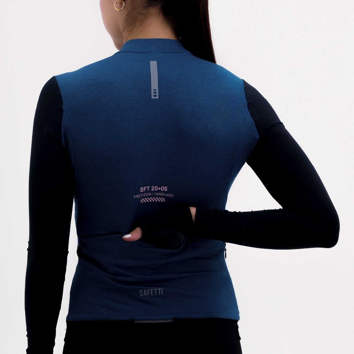 CLIMATE BLUE WOMEN'S LONG SLEEVE CYCLING JERSEY
