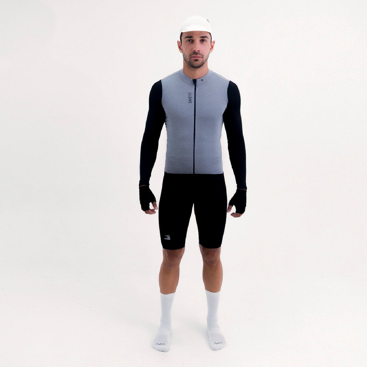 CLIMATE GRIS MEN'S LONG SLEEVE CYCLING JERSEY