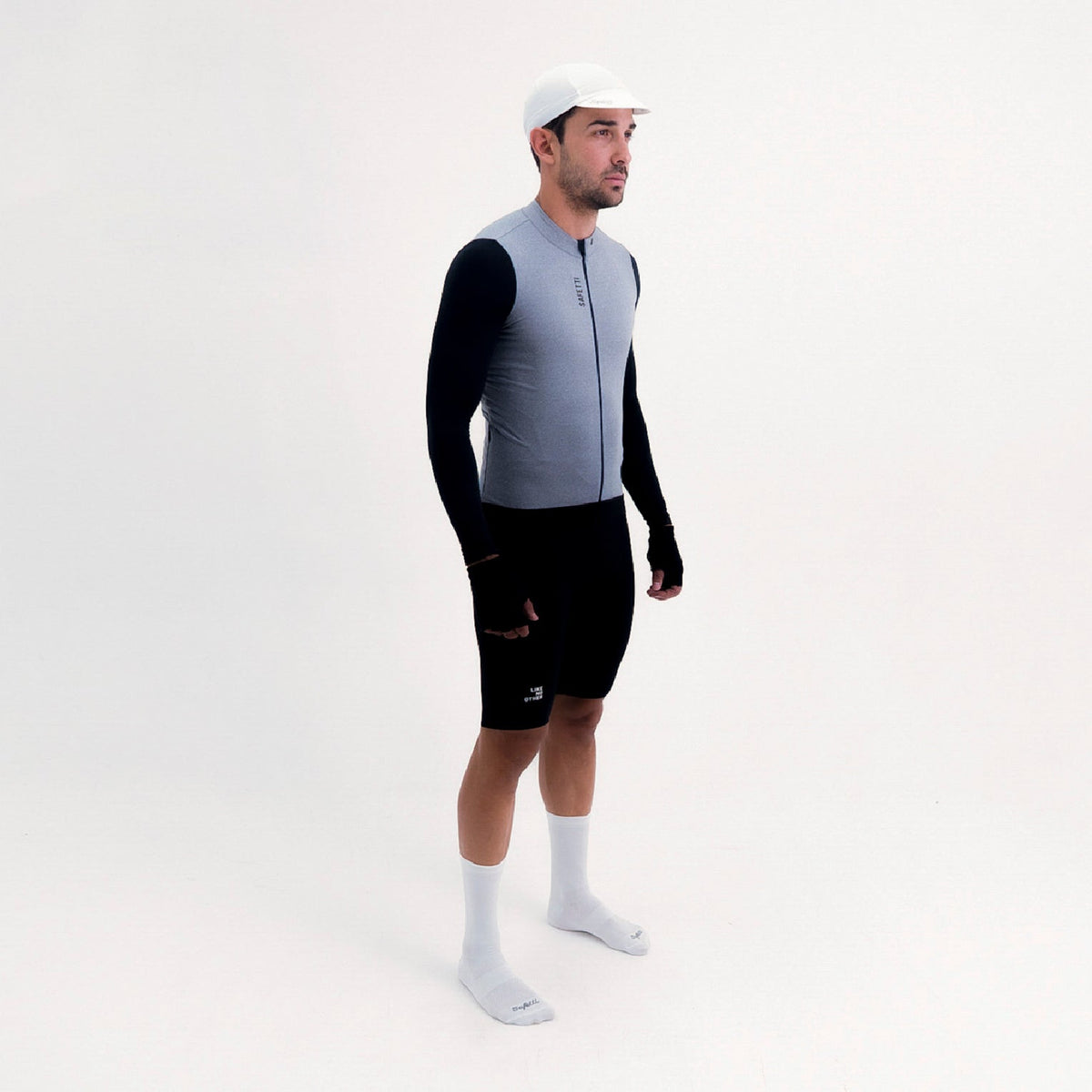 CLIMATE GRIS MEN'S LONG SLEEVE CYCLING JERSEY