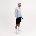 LATITUDE GRAY MEN'S LONG SLEEVE CYCLING JERSEY