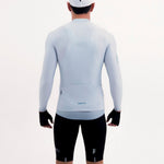 LATITUDE GRAY MEN'S LONG SLEEVE CYCLING JERSEY
