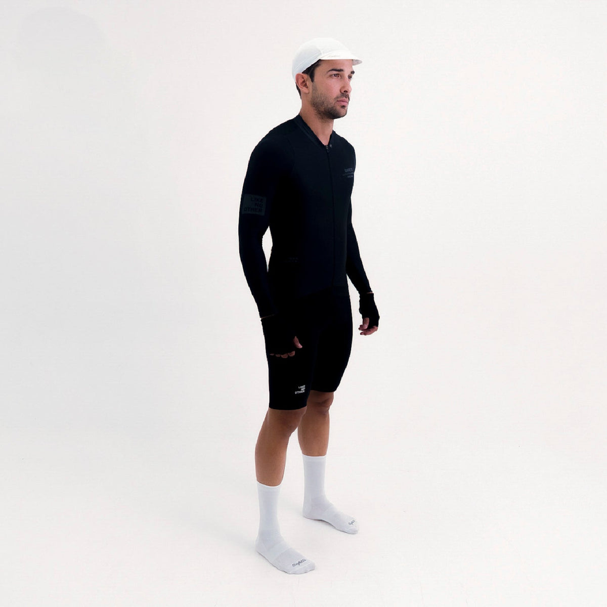LATITUDE NERO MEN'S LONG SLEEVE CYCLING JERSEY