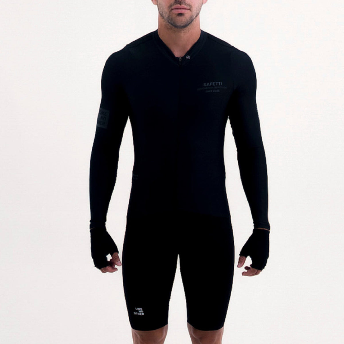 LATITUDE NERO MEN'S LONG SLEEVE CYCLING JERSEY