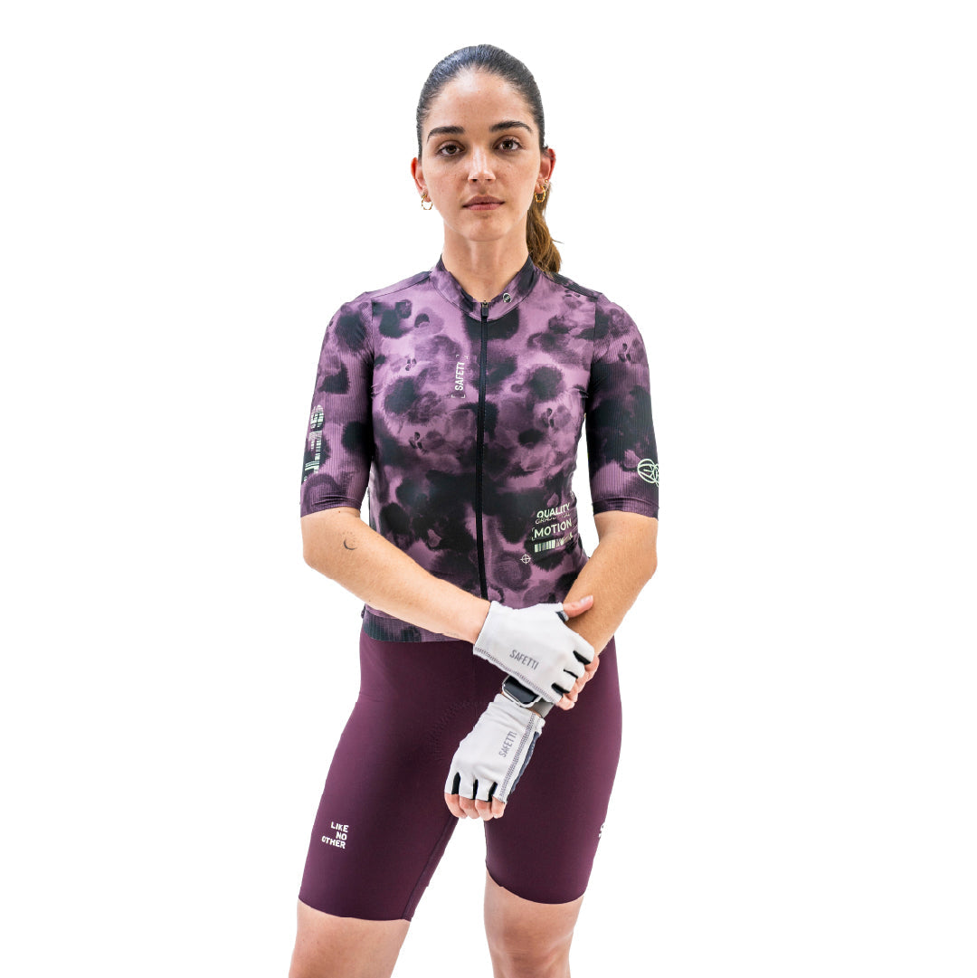TIDE PLUM WOMEN’S SHORT SLEEVE CYCLING JERSEY
