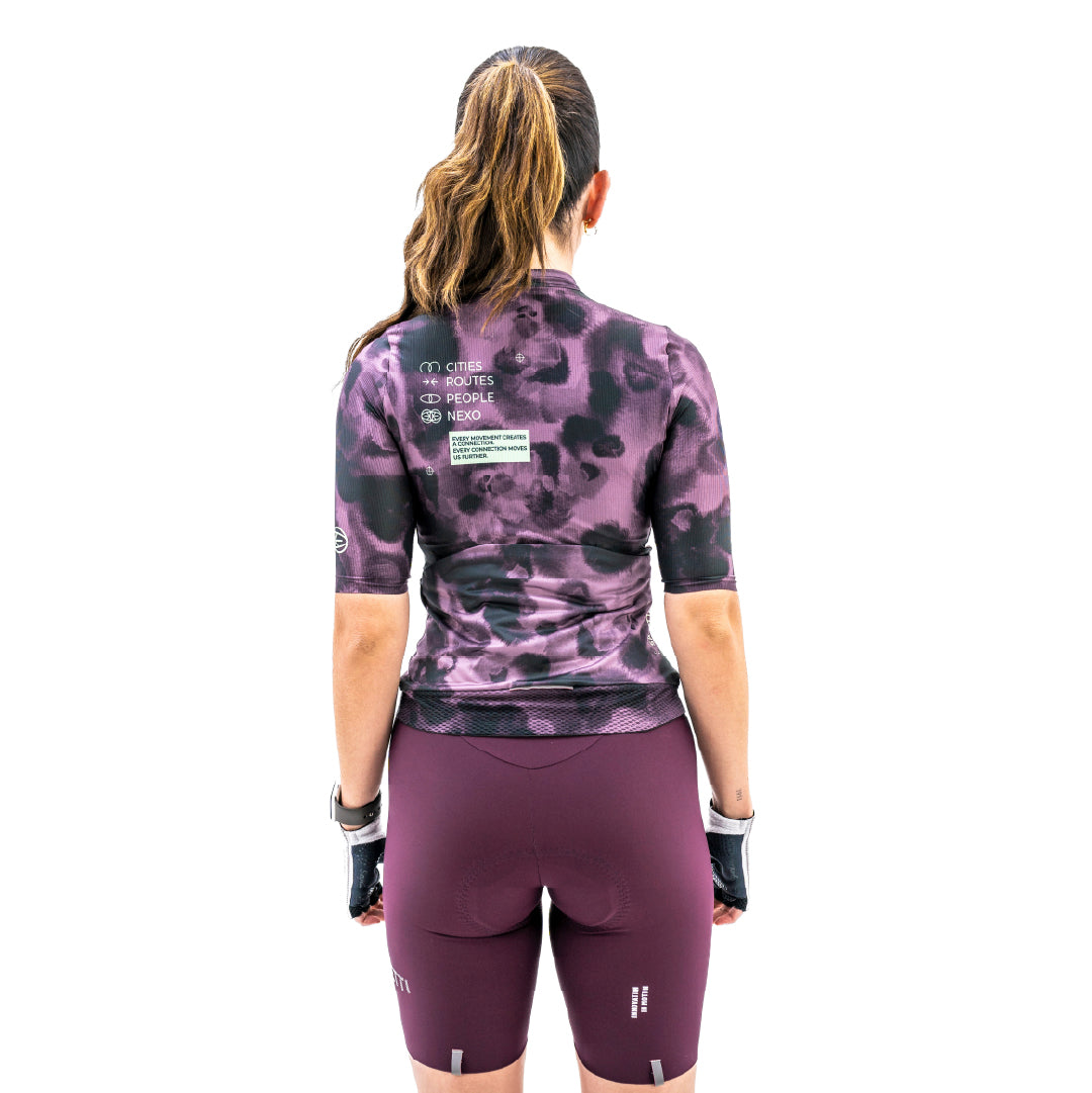 TIDE PLUM WOMEN’S SHORT SLEEVE CYCLING JERSEY