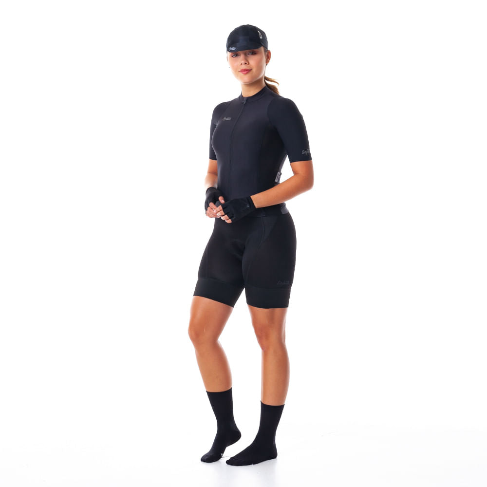VERONA BLACK WOMEN'S CYCLING JERSEY