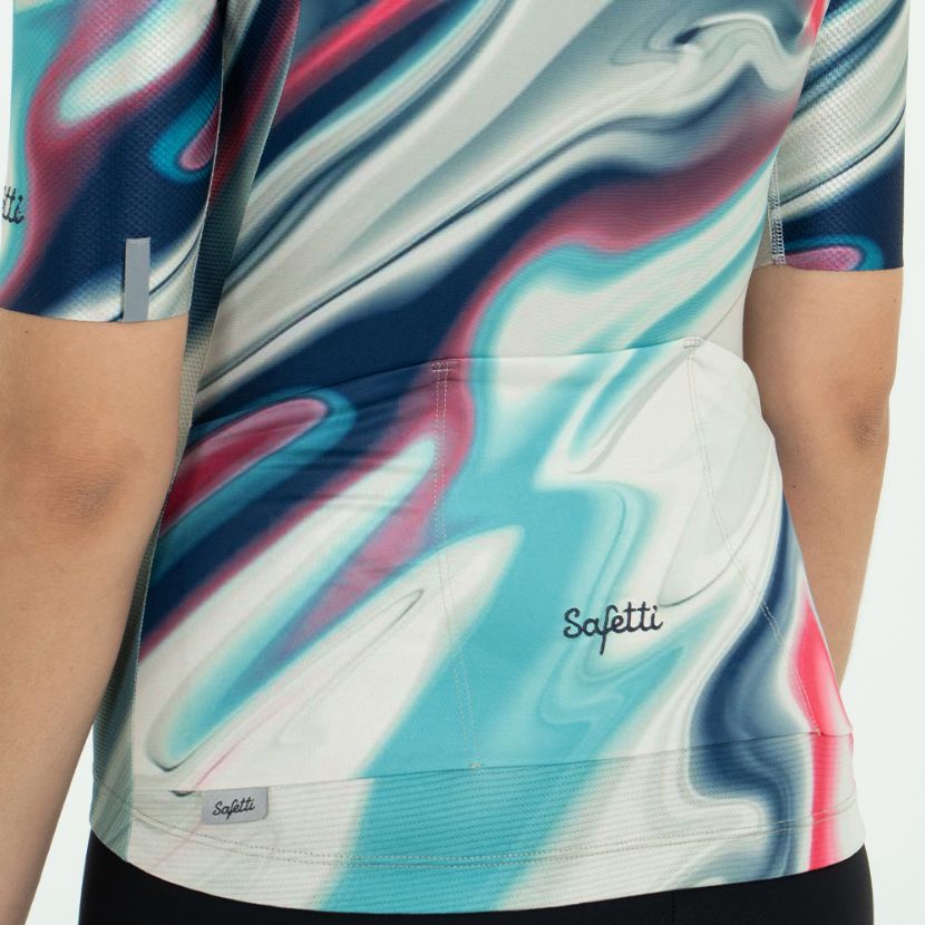 MARMORIZZATO SHORT SLEEVE CYCLING JERSEY FOR WOMEN