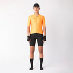 ESSENTIAL COLORS PASSION FRUIT SHORT SLEEVE CYCLING JERSEY FOR WOMEN