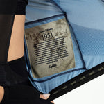 CAMISA CICLISMO MANGA CORTA COLOMBIA 24 BLUE PARA MUJER