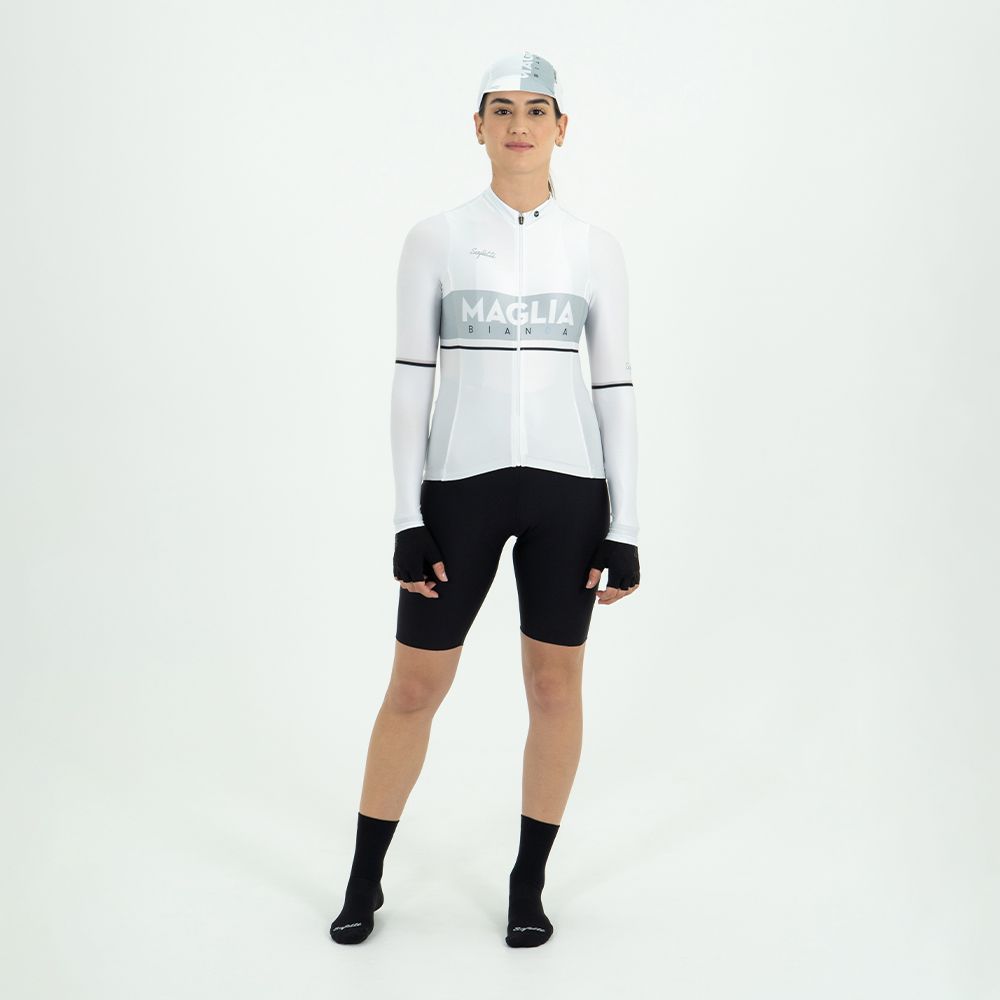 LA MAGLIA BIANCA WOMEN'S LONG SLEEVE CYCLING JERSEY