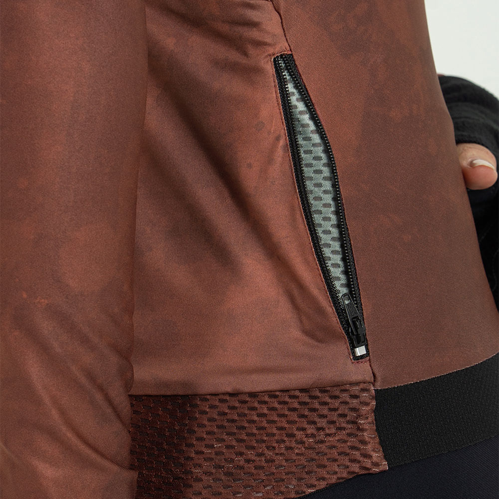 SUNSETTIDE RUSSET WOMEN'S LONG SLEEVE CYCLING JERSEY
