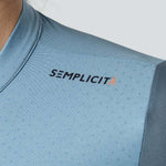 WOMEN'S POWDER BLUE LONG SLEEVE CYCLING JERSEY