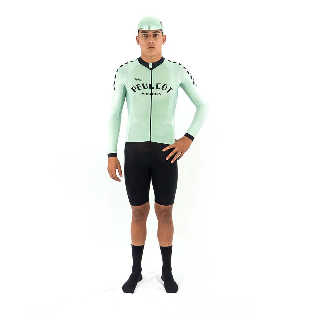 PEUGEOT MINT MEN'S LONG SLEEVE CYCLING JERSEY