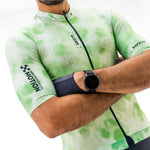 TIDE GREEN MEN’S SHORT SLEEVE CYCLING JERSEY