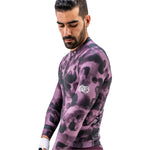 TIDE PLUM MEN’S LONG SLEEVE CYCLING JERSEY