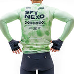 TIDE GREEN MEN’S LONG SLEEVE CYCLING JERSEY